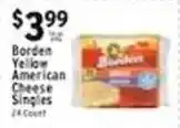 Met Foodmarkets Borden Yellow American Cheese Singles offer