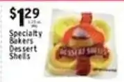 Met Foodmarkets Specialty Bakers Dessert Shells offer