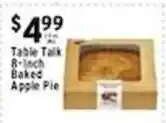 Met Foodmarkets Table Talk Baked Apple Pie offer