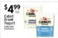 Met Foodmarkets Cabot Greek Yogurt offer
