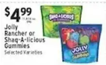 Met Foodmarkets Jolly Rancher or Shaq-A-licious Gummies offer