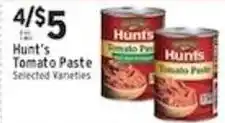 Met Foodmarkets Hunt's Tomato Paste offer