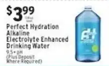 Met Foodmarkets Perfect Hydration Alkaline Electrolyte Enhanced Drinking Water offer
