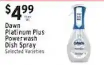 Met Foodmarkets Dawn Platinum Plus Powerwash Dish Spray offer