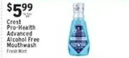 Met Foodmarkets Crest Pro-Health Advanced Alcohol Free Mouthwash offer
