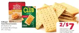 Family Fare Kellogg's Town House Crackers or Club Crackers or Crisps offer