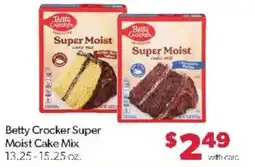 Family Fare Betty Crocker Super Moist Cake Mix offer