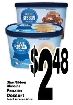 Super Saver Blue Ribbon Classics Frozen Dessert offer