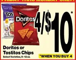 Super Saver Doritos or Tostitos Chips offer