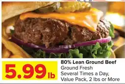 Shop 'n Save 80% Lean Ground Beef offer