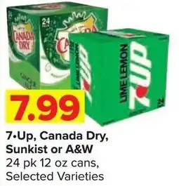 Shop 'n Save 7-Up, Canada Dry, Sunkist or A&W offer