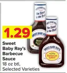 Shop 'n Save Sweet Baby Ray's Barbecue Sauce offer