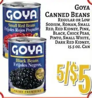 Goya canned beans