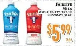 Trade Fair Supermarket Fairlife milk offer