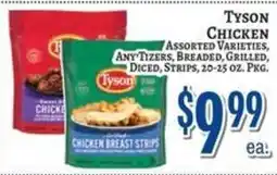 Trade Fair Supermarket Tyson chicken assorted varieties offer