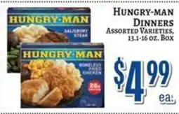 Trade Fair Supermarket Hungry-man dinners offer