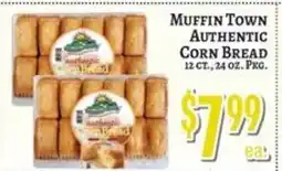Trade Fair Supermarket Muffin Town Authentic Corn Bread offer