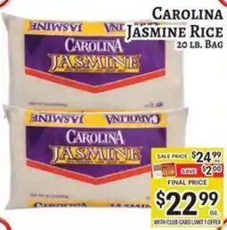 Trade Fair Supermarket Carolina jasmine rice offer