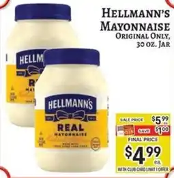 Trade Fair Supermarket Hellmann's real mayonnaise offer