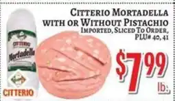 Trade Fair Supermarket Citterio mortadella offer