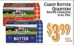 Trade Fair Supermarket Cabot butter quarters offer