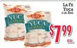 Trade Fair Supermarket La Fe yuca cassava offer