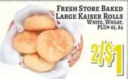 Trade Fair Supermarket Fresh Store Baked Large Kaiser Rolls offer