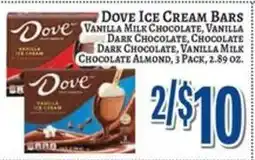 Trade Fair Supermarket Dove ice cream bars offer