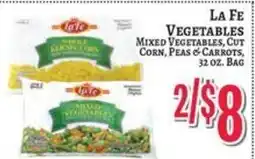 Trade Fair Supermarket La Fe mixed vegetables offer