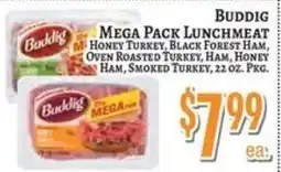 Trade Fair Supermarket Buddig mega pack lunchmeat offer