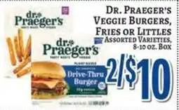 Trade Fair Supermarket Dr. Praeger's Veggie Burgers, Fries or Littles offer
