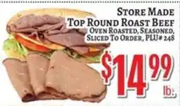 Trade Fair Supermarket Store Made Top Round Roast Beef offer