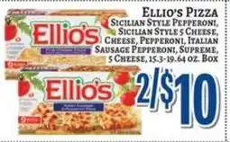 Trade Fair Supermarket Ellio's pizza offer
