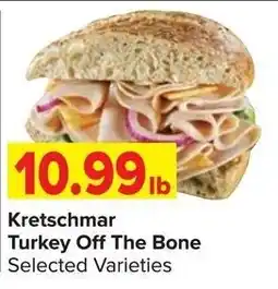 Shop 'n Save Kretschmar turkey off the bone offer