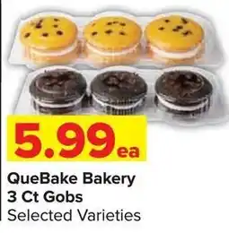 Shop 'n Save QueBake Bakery 3 Ct Gobs offer