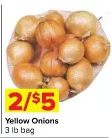 Shop 'n Save Yellow Onions offer