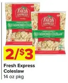 Shop 'n Save Fresh Express Coleslaw offer