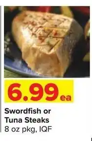 Shop 'n Save Swordfish or Tuna Steaks offer