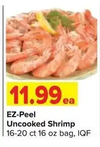 Shop 'n Save EZ-Peel Uncooked Shrimp offer