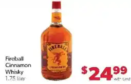 Family Fare Fireball Cinnamon Whisky offer