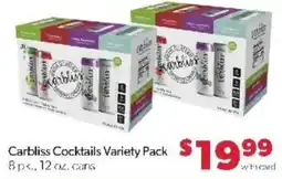 Family Fare Carbliss Cocktails Variety Pack offer