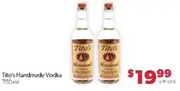 Family Fare Tito's Handmade Vodka offer