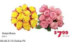 Family Fare Dozen Roses offer