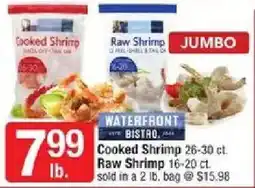 Star Market Waterfront Bistro Cooked Shrimp and Raw Shrimp offer