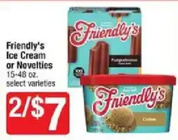 Star Market Friendly's ice cream or novelties offer