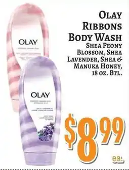 Trade Fair Supermarket Olay ribbons body wash offer