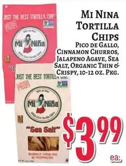 Trade Fair Supermarket Mi Nina tortilla chips offer