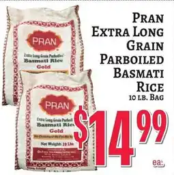 Trade Fair Supermarket Pran extra long grain parboiled basmati rice offer