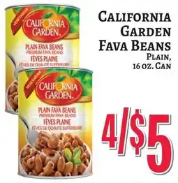 Trade Fair Supermarket California garden plain fava beans offer