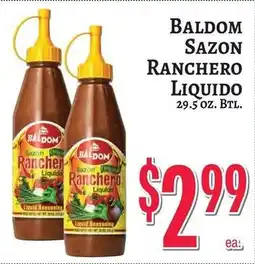 Trade Fair Supermarket Baldom Sazon Ranchero Liquido offer